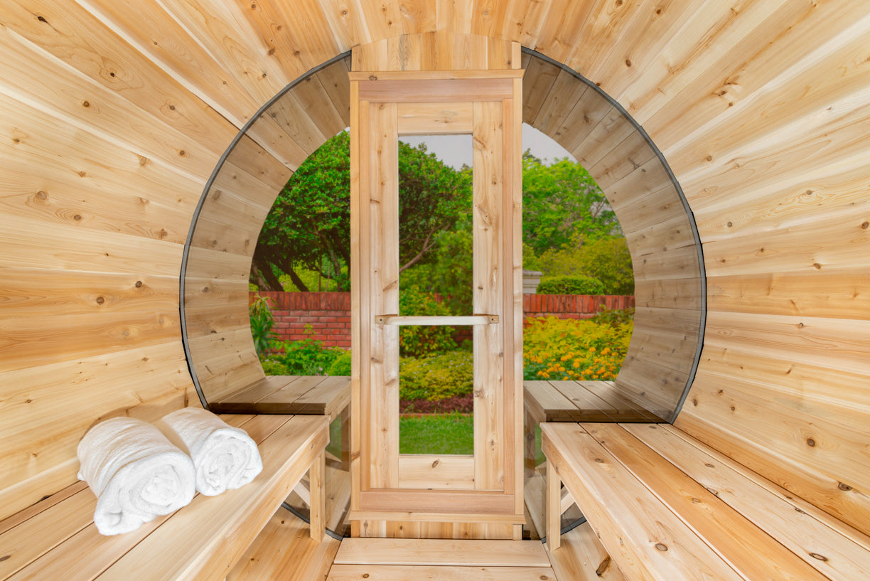 Wood Burning Leisurecraft Serenity MP Barrel Sauna