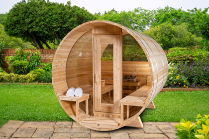 Wood Burning Leisurecraft Serenity MP Barrel Sauna
